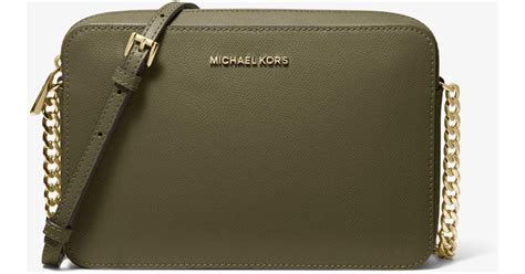 michael kors crossbody bag green|Michael Kors olive green handbag.